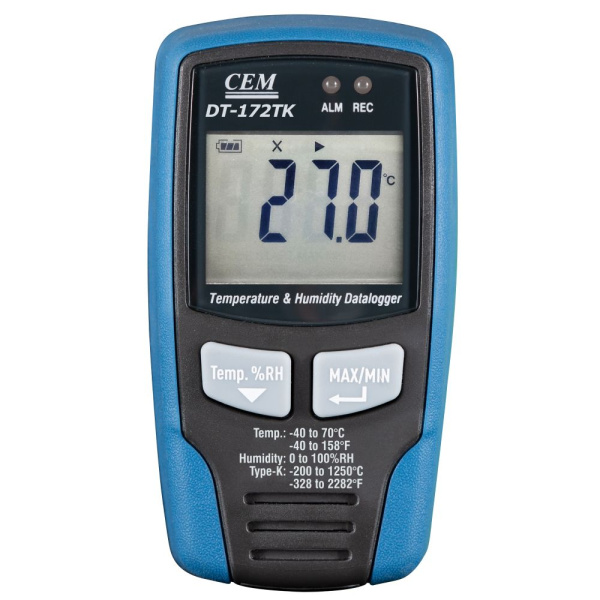 Регистратор температуры и влажности CEM DT-172TK купить по низкой цене | МАКСПРОФИТ