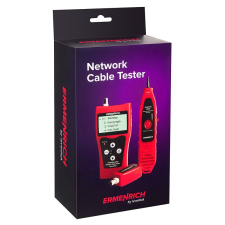 Кабельный тестер Ermenrich NetGeeks NP30, с поверкой купить по низкой цене | МАКСПРОФИТ