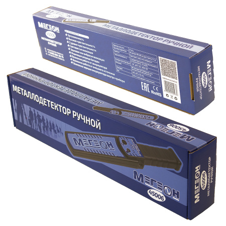 Ручной металлодетектор МЕГЕОН 45006 купить по низкой цене | МАКСПРОФИТ