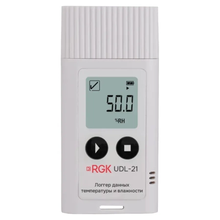 Логгер данных температуры и влажности RGK UDL-21 с поверкой купить по низкой цене | МАКСПРОФИТ